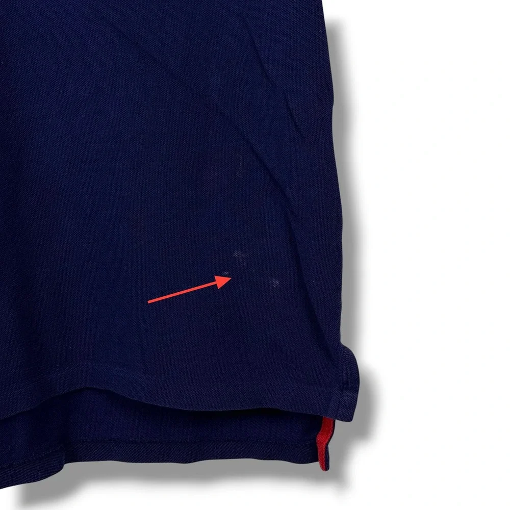 Vintage Polo Ralph Lauren Polo Shirt Mens XXL Navy Big Pony Contrast Classic Y2k